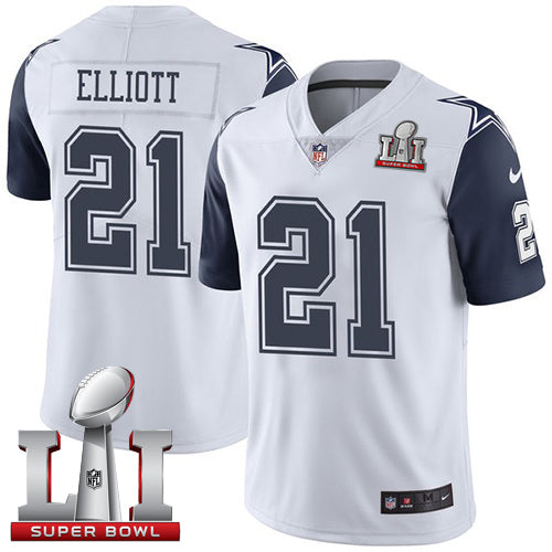 Ezekiel Elliott Dallas Cowboys white jersey