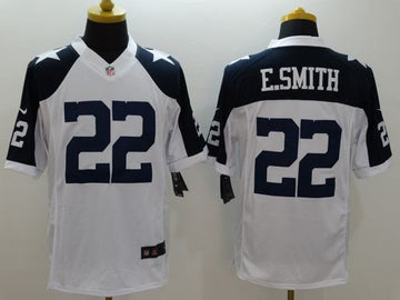 Emmitt Smith Dallas Cowboys white Throwback jersey