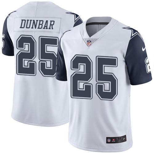 Lance Dunbar Dallas Cowboys white jersey