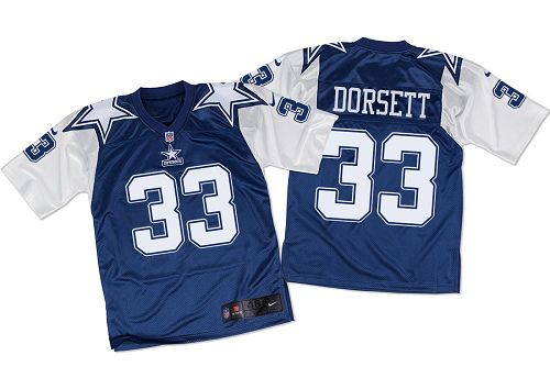 Tony Dorsett Dallas Cowboys navy Elite jersey