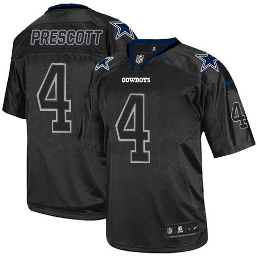 Dak Prescott Dallas Cowboys black Elite jersey