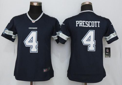 Dak Prescott Dallas Cowboys navy jersey