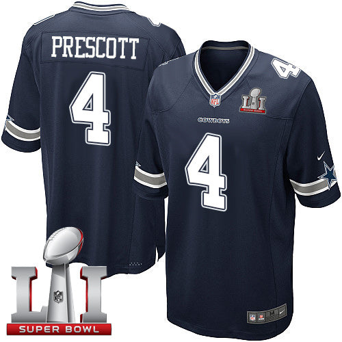 Dak Prescott Dallas Cowboys navy Elite jersey