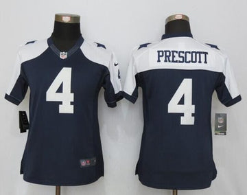 Dak Prescott Dallas Cowboys navy Throwback jersey