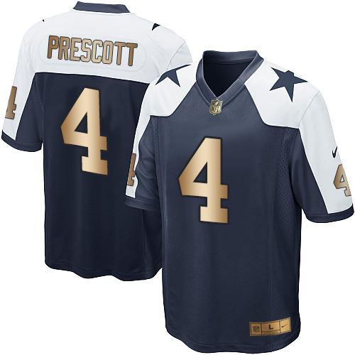 Dak Prescott Dallas Cowboys navy Elite jersey