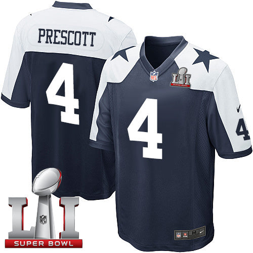Dak Prescott Dallas Cowboys navy Elite jersey