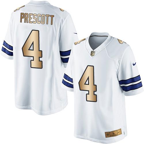 Dak Prescott Dallas Cowboys white jersey