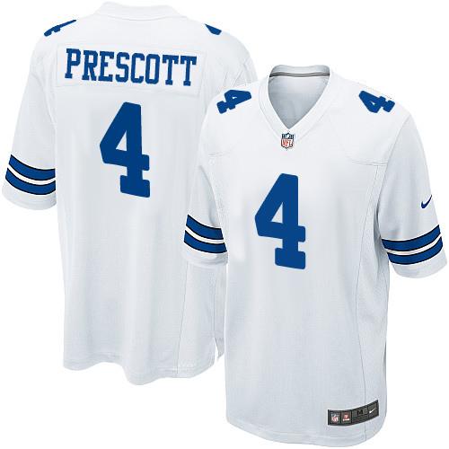 Dak Prescott Dallas Cowboys white Elite jersey
