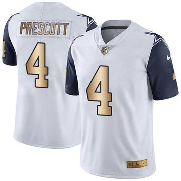 Dak Prescott Dallas Cowboys white jersey