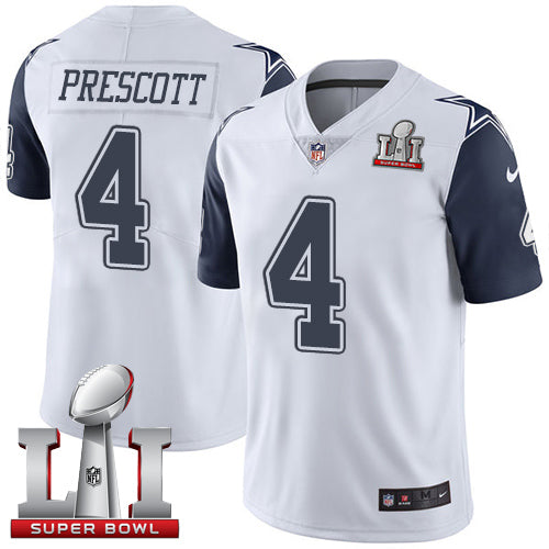 Dak Prescott Dallas Cowboys white jersey