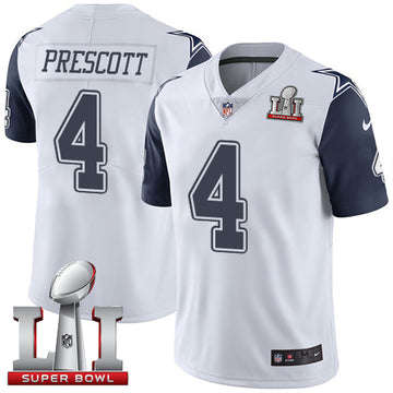Dak Prescott Dallas Cowboys white jersey