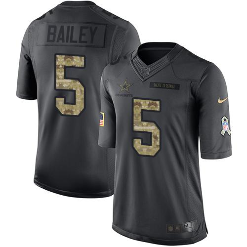 Dan Bailey Dallas Cowboys black Salute To Service jersey