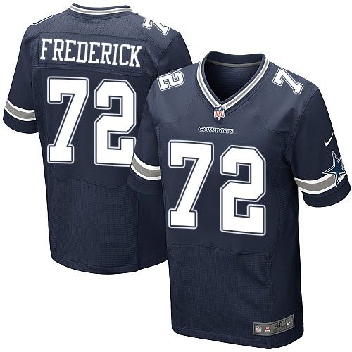 Travis Frederick Dallas Cowboys navy Elite jersey
