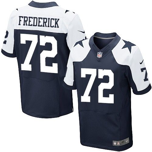 Travis Frederick Dallas Cowboys navy Elite jersey