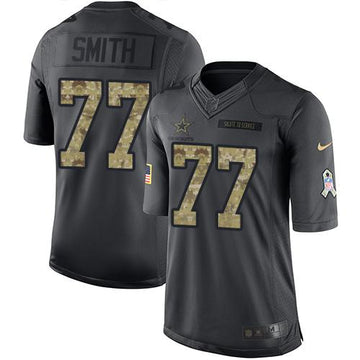 Tyron Smith Dallas Cowboys black Salute To Service jersey