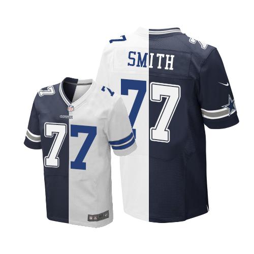 Tyron Smith Dallas Cowboys navy Elite jersey