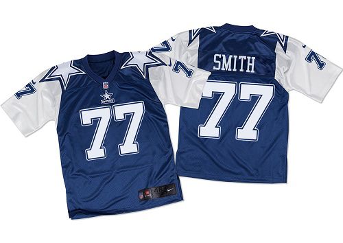 Tyron Smith Dallas Cowboys navy Elite jersey