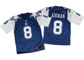 Troy Aikman Dallas Cowboys navy Elite jersey