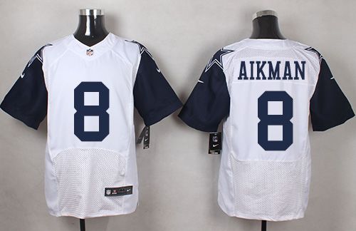 Troy Aikman Dallas Cowboys white Elite jersey