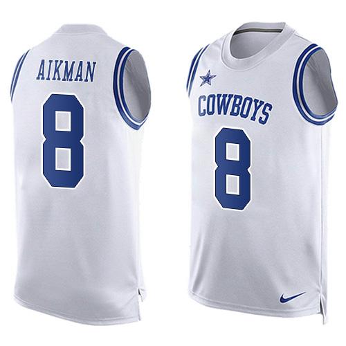 Troy Aikman Dallas Cowboys white jersey