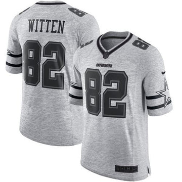 Jason Witten Dallas Cowboys gray jersey