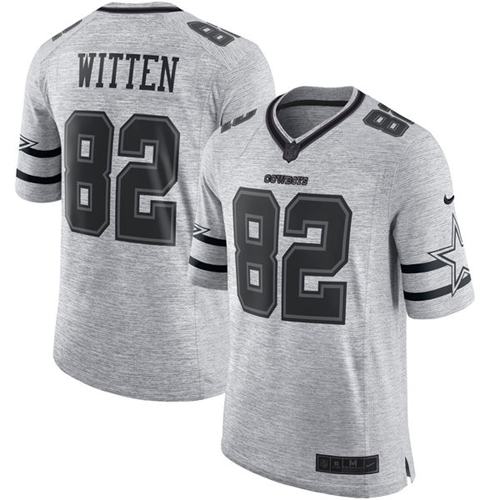 Jason Witten Dallas Cowboys gray jersey