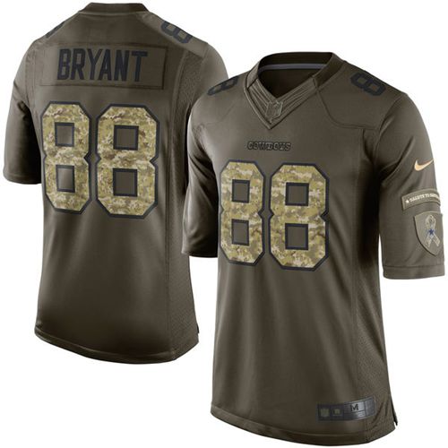 Dez Bryant Dallas Cowboys green Salute To Service jersey