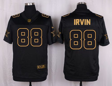 Michael Irvin Dallas Cowboys black Gold Collection jersey