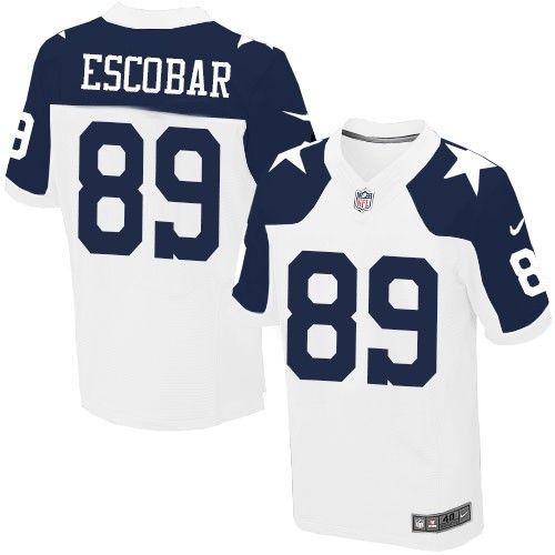 Gavin Escobar Dallas Cowboys white Elite jersey