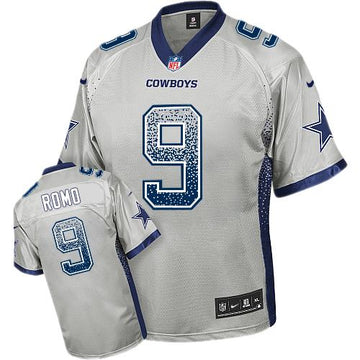 Tony Romo Dallas Cowboys grey Elite jersey