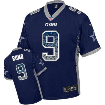 Tony Romo Dallas Cowboys navy Elite jersey