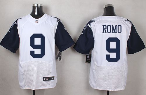 Tony Romo Dallas Cowboys white Elite jersey