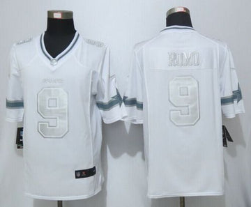 Tony Romo Dallas Cowboys white Platinum jersey