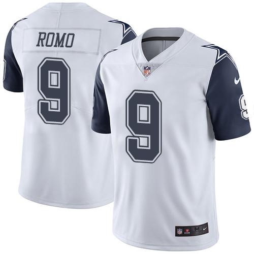 Tony Romo Dallas Cowboys white jersey
