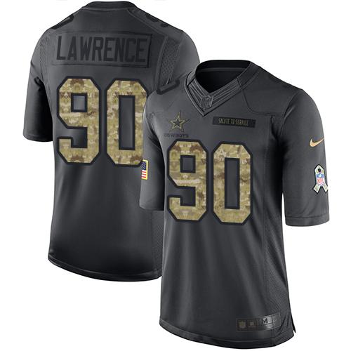 Demarcus Lawrence Dallas Cowboys black Salute To Service jersey