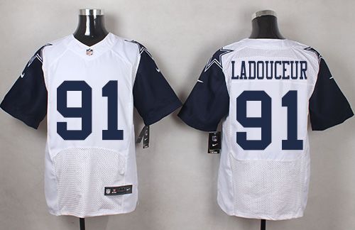 L P Ladouceur Dallas Cowboys white Elite jersey