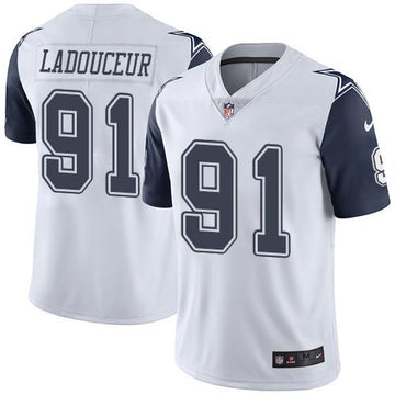 L P Ladouceur Dallas Cowboys white jersey