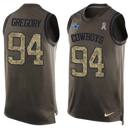 Randy Gregory Dallas Cowboys green Salute To Service jersey