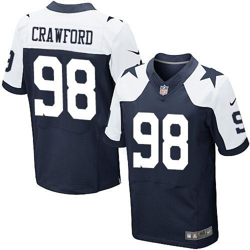 Tyrone Crawford Dallas Cowboys navy Elite jersey