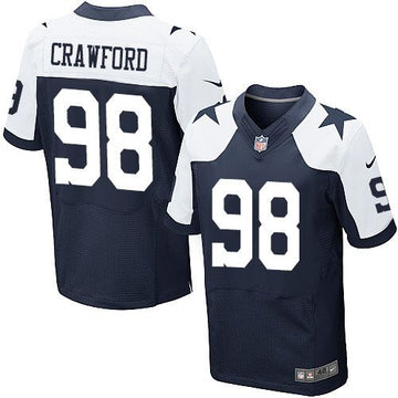 Tyrone Crawford Dallas Cowboys navy Elite jersey