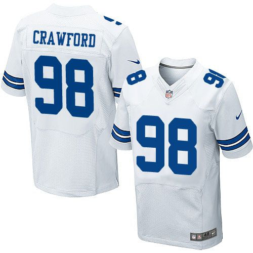 Tyrone Crawford Dallas Cowboys white Elite jersey