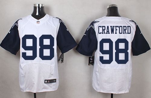 Tyrone Crawford Dallas Cowboys white Elite jersey