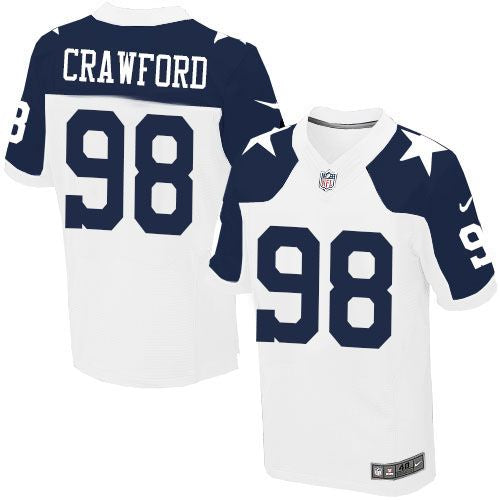 Tyrone Crawford Dallas Cowboys white Elite jersey