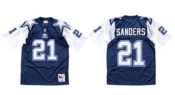 Deion Sanders Dallas Cowboys navy jersey