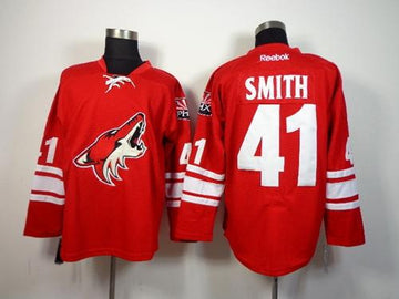 Mike Smith Utah Mammoth red Home jersey