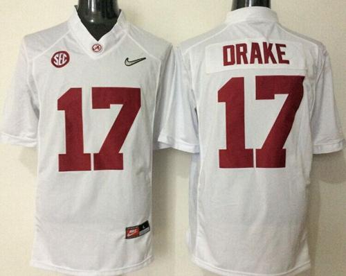 Kenyan Drake Alabama Crimson Tide white jersey