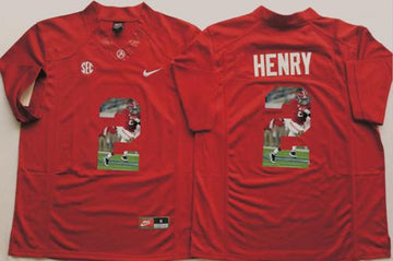 Derrick Henry Alabama Crimson Tide red Fashion jersey