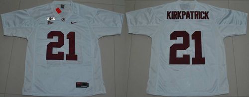 Dre Kirkpatrick Alabama Crimson Tide white jersey
