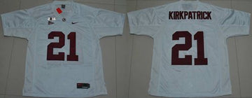Dre Kirkpatrick Alabama Crimson Tide white jersey