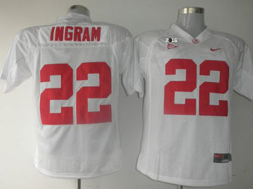 Mark Ingram Alabama Crimson Tide white jersey